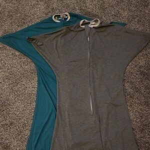 Gray and Teal Sleep Sacks Zipadee Zip